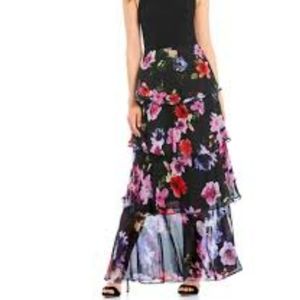 Floral Tiered Ruffle Maxi